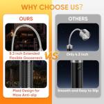 Magnetic Grill Lights with Flexible Gooseneck – 2 Pack