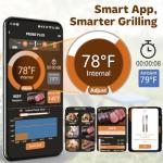 Wireless Meat Thermometer with Bluetooth & Dual Probes