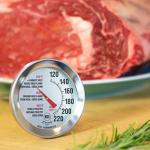 Stainless Steel Oven Safe Meat Thermometer - 2.5” Dial