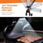 Meonum 2 Pack BBQ Grill Lights with Clamp