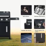 Monument Grills 2-Burner Stainless Steel Gas Grill