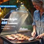 Solar BBQ Grill Light with Auto On/Off