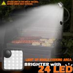 Rechargeable Magnetic BBQ Grill Lights with Flexible Neck