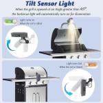 Solar BBQ Grill Light with Auto On/Off