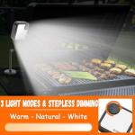 Rechargeable Magnetic BBQ Grill Lights with Flexible Neck