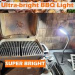 Rechargeable Magnetic BBQ Grill Lights with Flexible Neck