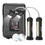 Magnetic BBQ Grill Lights with Adjustable Gooseneck - 2 Pack