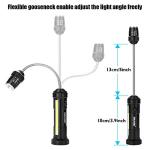 Magnetic BBQ Grill Lights with Adjustable Gooseneck - 2 Pack