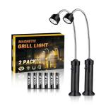 BBQ Grill Light – Flexible Neck, Magnetic Base, 2 Pack
