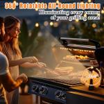 Magnetic BBQ Grill Light with Rechargeable LED