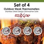 KT THERMO Instant Read Meat Thermometer Set of 4
