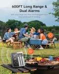 Bluetooth Meat Thermometer with Dual Probes & Smart Alerts