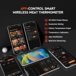 Wireless Meat Thermometer with Dual Probes and Backlight
