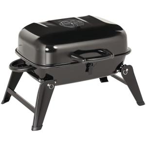 Compact Charcoal Grill for Camping and Picnics