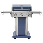 Kenmore 3-Burner Propane BBQ Grill with Side Tables