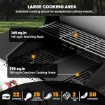 Electactic 4-Burner Gas Grill with Side Burner