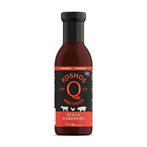 Kosmos Q Peach Habanero BBQ Sauce, 15.5 Oz