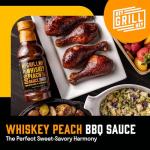 Whiskey Peach BBQ Sauce for Grilling Delight