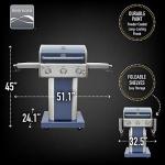 Kenmore 3-Burner Propane BBQ Grill with Side Tables