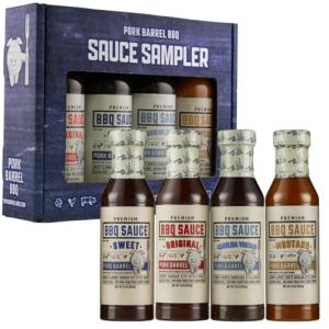 Pork Barrel BBQ Sauce Gift Set for Men