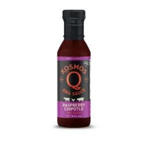 Kosmos Q Raspberry Chipotle BBQ Sauce, 16.5 Oz