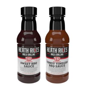 Heath Riles BBQ Sauces, Sweet and Tangy Vinegar BBQ Sauce Sampler, Pit Master Barbecue Sauce For Meat, Marinades, Dressings