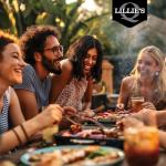 Lillie's Q - Smoky (15.3oz), Gold (14.8oz) & Carolina BBQ (15.5oz) Sauce Combo, Gluten-Free, Non-GMO, No Preservatives, Gourmet Mustard, Sweet & Vinegar Based BBQ (3-pack)