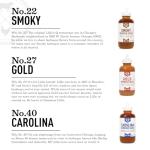 Lillie's Q - Smoky (15.3oz), Gold (14.8oz) & Carolina BBQ (15.5oz) Sauce Combo, Gluten-Free, Non-GMO, No Preservatives, Gourmet Mustard, Sweet & Vinegar Based BBQ (3-pack)