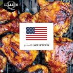 Lillie's Q - Smoky (15.3oz), Gold (14.8oz) & Carolina BBQ (15.5oz) Sauce Combo, Gluten-Free, Non-GMO, No Preservatives, Gourmet Mustard, Sweet & Vinegar Based BBQ (3-pack)