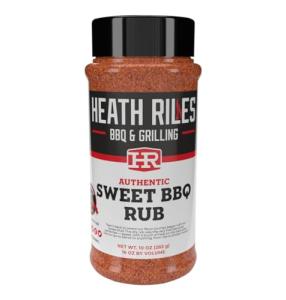 Heath Riles BBQ Rub - Sweet Seasoning, Champion Pitmaster Recipe, Legendary Rubs For Smoking & Grilling, 70+ BBQ Championships, 10 oz.