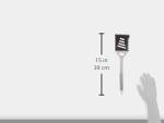 7-Piece BBQ Grill Tool Kit - Stainless Steel BBQ Accessories Kitchen Set With Spatula, Tongs, Fork, Knife, Brush, Skewers, and Case by Home-Complete