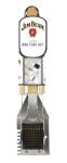 Jim Beam 3-Piece Barbecue Tool Set with Stainless Steel Cleaning Brush, 5-in-1 Spatula and a Pair of Tongs