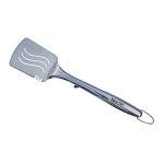 Dyna Glo 3PC Stainless Steel Grill Set. Tong, Spatula, Basting Brush - W. Stands