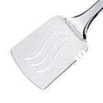 Dyna Glo 3PC Stainless Steel Grill Set. Tong, Spatula, Basting Brush - W. Stands