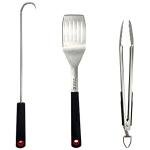 BBQ Butler Barbecue Grill Set - Grill Tongs and Spatula Set - Pigtail - Grill Tools - Grilling Accessories - BBQ Tools Stainless Steel - Three Piece Set