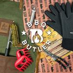 BBQ Butler Barbecue Grill Set - Grill Tongs and Spatula Set - Pigtail - Grill Tools - Grilling Accessories - BBQ Tools Stainless Steel - Three Piece Set