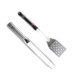 Grill Light Grill Spatula & Tongs Grilling Set | Restaurant Grade Stainless Steel | Super Bright LED Light to Grill in Dark | Waterproof & Dishwasher Safe | Camping Barbecue Grilling Tongs Spatula