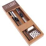 Grill Light Grill Spatula & Tongs Grilling Set | Restaurant Grade Stainless Steel | Super Bright LED Light to Grill in Dark | Waterproof & Dishwasher Safe | Camping Barbecue Grilling Tongs Spatula