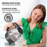 OVENTE 1.5L Electric Glass Kettle - Fast Boiling