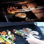 Grill Light Grill Spatula & Tongs Grilling Set | Restaurant Grade Stainless Steel | Super Bright LED Light to Grill in Dark | Waterproof & Dishwasher Safe | Camping Barbecue Grilling Tongs Spatula