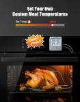 Vuwwey Dual Probe Meat Thermometer Digital for Cooking, Grilling & Smoking with Large LCD Backlight & Alarm, Kitchen Food Grill Thermometer, Smoker Accessories for BBQ, Oven, Oil Fry, Gifts for Men
