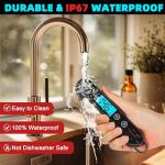 Instant Read Digital Meat Thermometer - Waterproof, Backlight