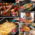 Instant Read Digital Meat Thermometer - Waterproof, Backlight
