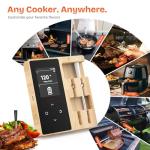 Wireless Bluetooth Meat Thermometer with Dual Probes