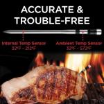 Bluetooth Meat Thermometer with Digital Probe, 800FT
