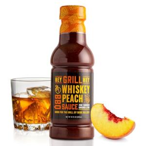 Whiskey Peach BBQ Sauce for Grilling Delight