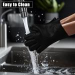 Silicone BBQ Gloves with Meat Claws and Tongs