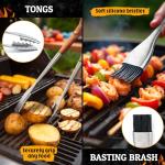 Premium BBQ Tool Set with 5 Essential Accessories