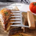 Silicone BBQ Gloves with Meat Claws and Tongs