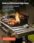 VEVOR 4-Piece Heavy Duty BBQ Tool Set
